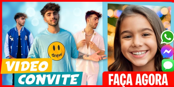 Faça um Video Convite Saudações de aniversário Fede Vigevani