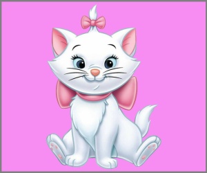 Invitación de cumpleaños personalizada gratis Los Aristogatos Marie