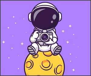 Invitación de cumpleaños personalizada gratis astronauta