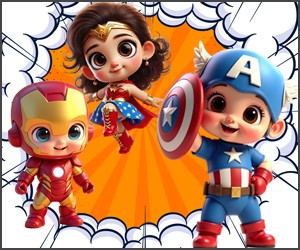 Invitación de cumpleaños personalizada gratis baby_hero