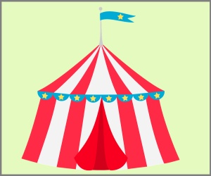 Invitación de cumpleaños personalizada gratis Circo
