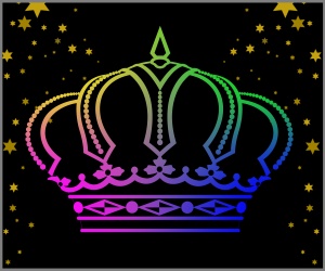 Free personalized birthday invitation Crowns