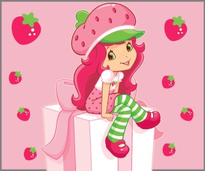 Free personalized birthday invitation Strawberry Shortcake