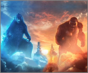 Free personalized birthday invitation Godzilla vs. Kong