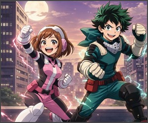 Free personalized birthday invitation My Hero Academia