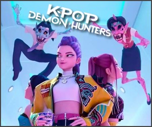 Convite de aniversário personalizado grátis Guerreiras do K-Pop Demon Hunters