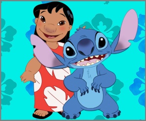 Invitación de cumpleaños personalizada gratis Lilo y Stitch