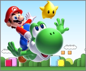 Free personalized birthday invitation Mario Bros