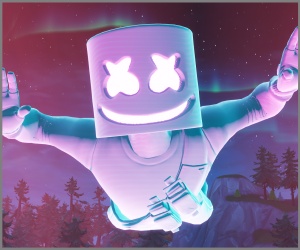 Convite de aniversário personalizado grátis Marshmello