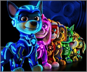 Invito di compleanno personalizzato gratuito Mighty Pups Paw Patrol