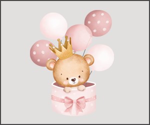 Invitación de cumpleaños personalizada gratis osita_princesa