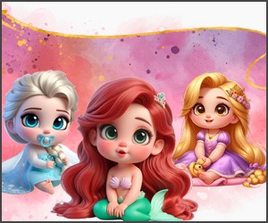 Invito di compleanno personalizzato gratuito princesas_baby