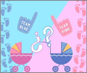 Free personalized birthday invitation Baby Gender Reveal