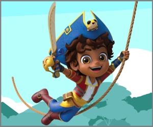 Free personalized birthday invitation Santiago of the seas