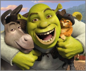 Invitación de cumpleaños personalizada gratis shrek