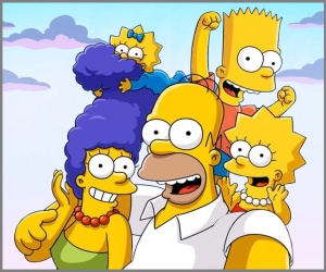 Invitación de cumpleaños personalizada gratis simpsons