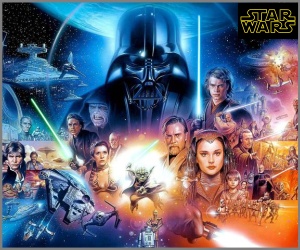 Free personalized birthday invitation Star Wars Saga