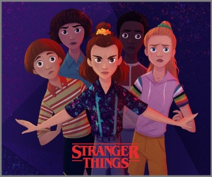Invitación de cumpleaños personalizada gratis stranger_things