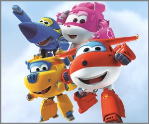 Invitación de cumpleaños personalizada gratis Super Wings