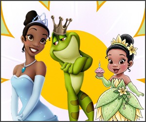 Invito di compleanno personalizzato gratuito Tiana la Principessa e il Ranocchio
