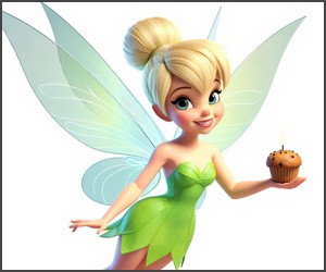 Invitación de cumpleaños personalizada gratis tinkerbell