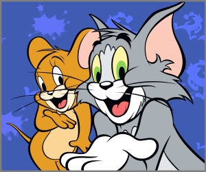 Free personalized birthday invitation Tom and Jerry
