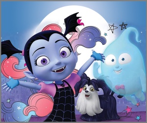 Invito di compleanno personalizzato gratuito Vampirina
