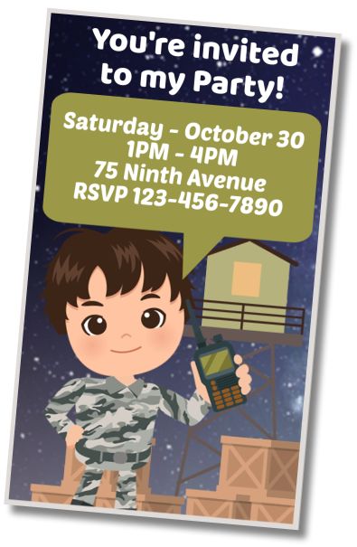 Free personalized birthday invitation Sleepover Party