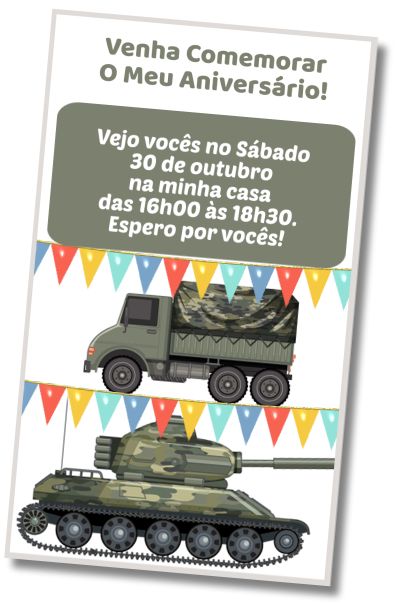 Convite de aniversário personalizado grátis Festa de Videogame de Guerra