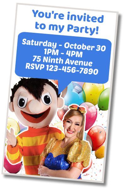 Make Virtual Invitation Bely and Beto Theme Birthday