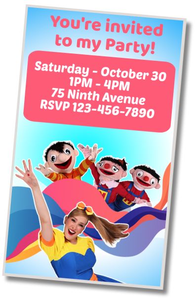Free personalized birthday invitation Bely and Beto Surprise Party