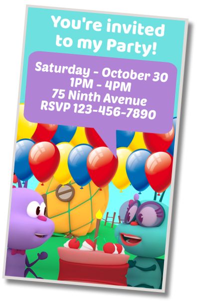 Free personalized birthday invitation Birthday Bichikids