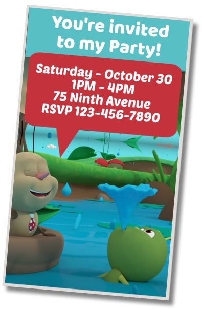 Make Virtual Invitation Bochikids Pool Party