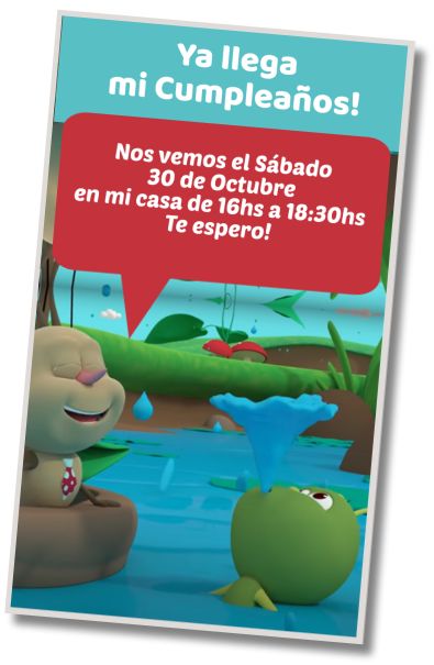 Hacer Invitación Virtual Fiesta en la Pileta Bochikids