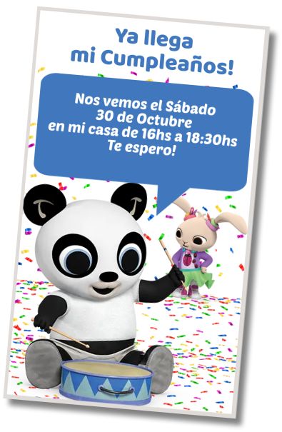 Hacer Invitación Virtual Cumpleaños Temático Bing