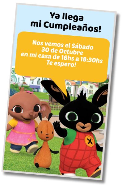 Hacer Invitación Virtual Fiesta de Helados Bing
