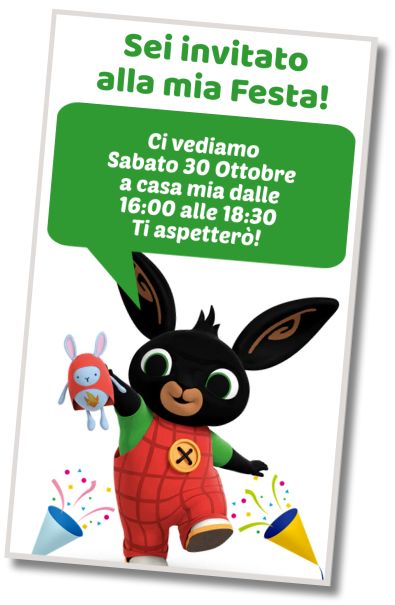 Invito Compleanno Auguri di Compleanno di Bing