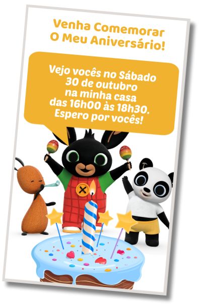 Faça um Convite Virtual Festa à Fantasia do Bing
