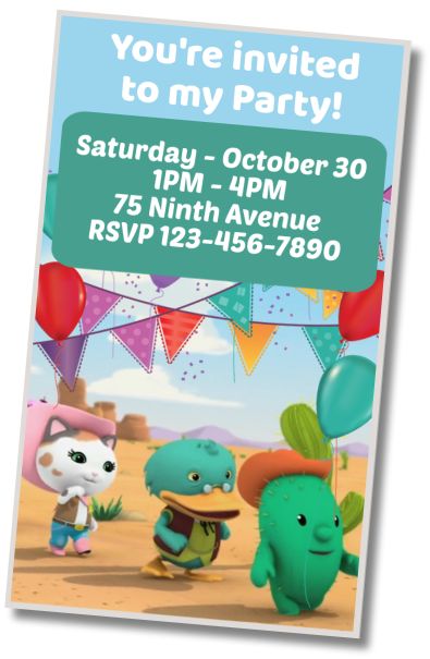 Make Virtual Invitation Sheriff Callie Birthday