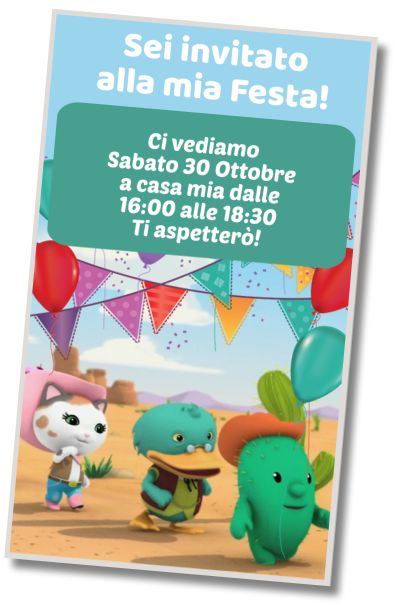 Invito di compleanno personalizzato gratuito Compleanno della Callie Sceriffa