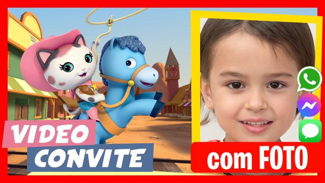 Faça um Video Convite A Xerife Callie
