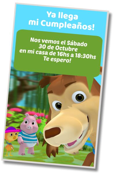 Hacer Invitación Virtual Fiesta Sorpresa Chocolo