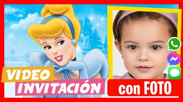 Hacer Video Invitación Cenicienta