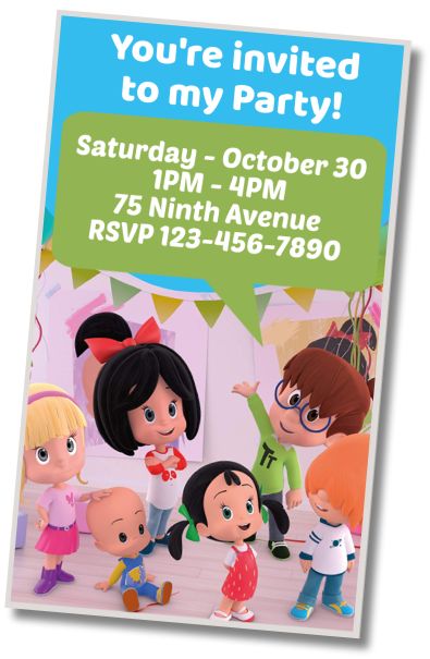 Make Virtual Invitation Cleo and Cuquin Surprise Party