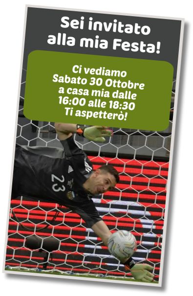 Invito Compleanno Tema Compleanno Dibu Martinez