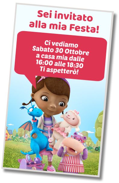 Invito Compleanno Compleanno Spa Dottoressa Peluche