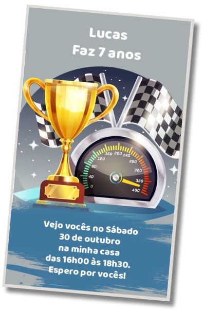 Convite de aniversário personalizado grátis Modelo de Saudação de Feliz Aniversário F1