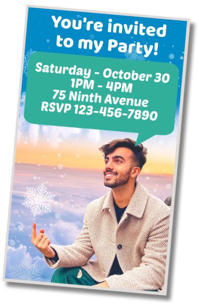Free personalized birthday invitation Fede Vigevani Video Games Party