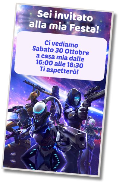 Invito Compleanno Compleanno virtuale Free Fire