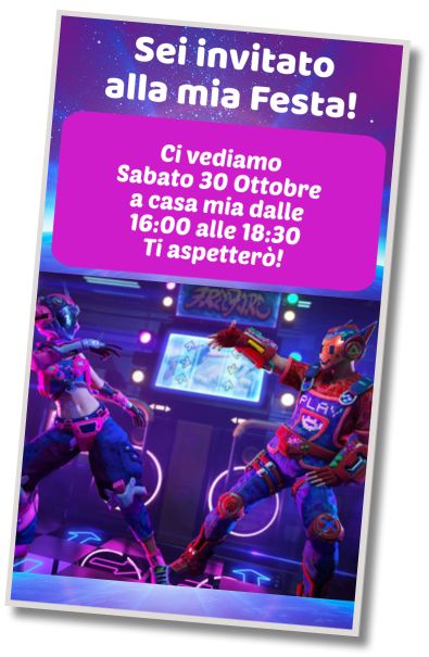 Invito di compleanno personalizzato gratuito Battaglia di Danza del Free Fire